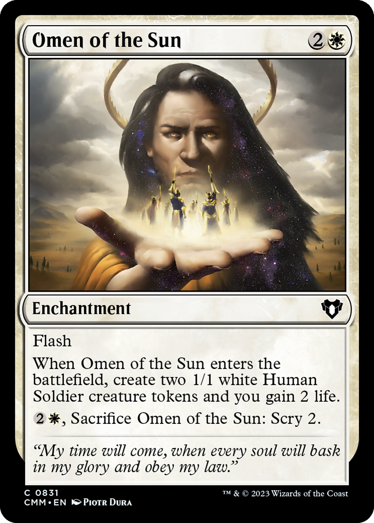 Omen of the Sun [Commander Masters] | Good Games North