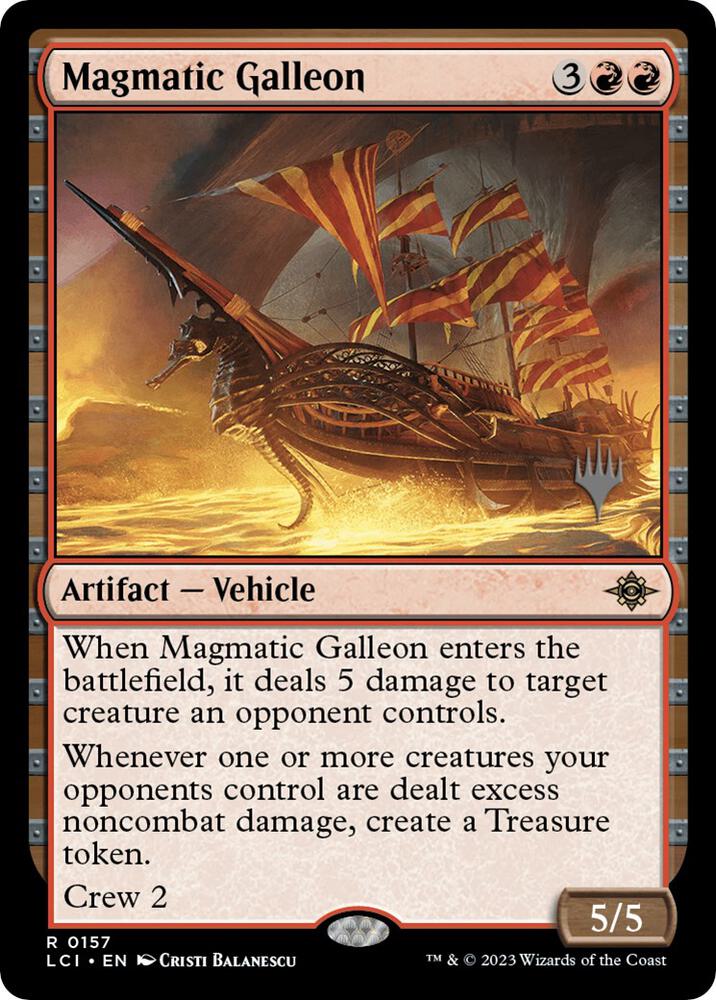 Magmatic Galleon (Promo Pack: The Lost Caverns of Ixalan)  - Foil | Good Games North