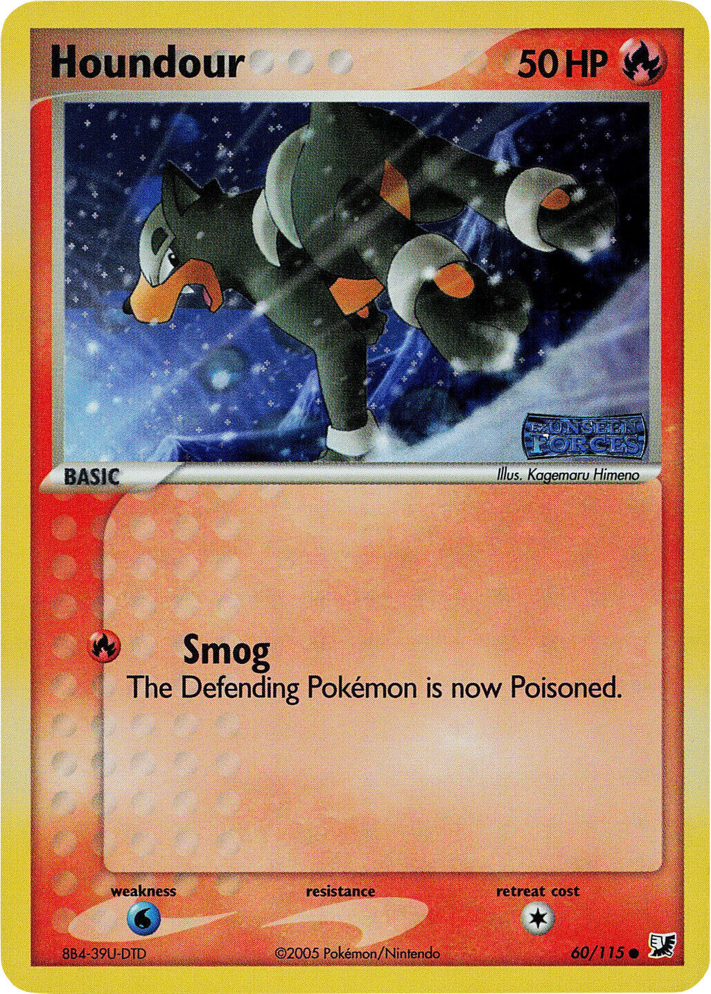 Houndour (60/115) (Stamped) [EX: Unseen Forces] | Good Games North
