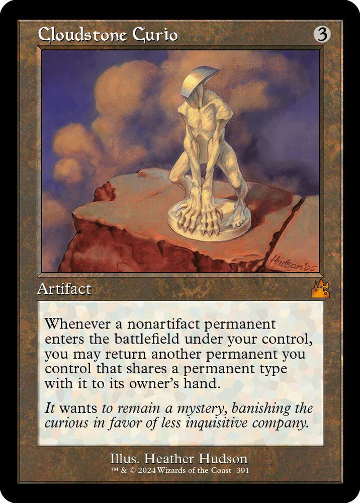 Cloudstone Curio Retro Frame (Ravnica Remastered)  - Foil | Good Games North