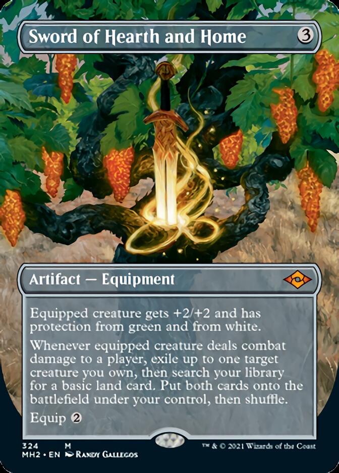 Sword of Hearth and Home (Borderless Alternate Art) [Modern Horizons 2] | Good Games North