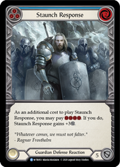 Staunch Response (Blue) [U-WTR053] (Welcome to Rathe Unlimited)  Unlimited Rainbow Foil | Good Games North