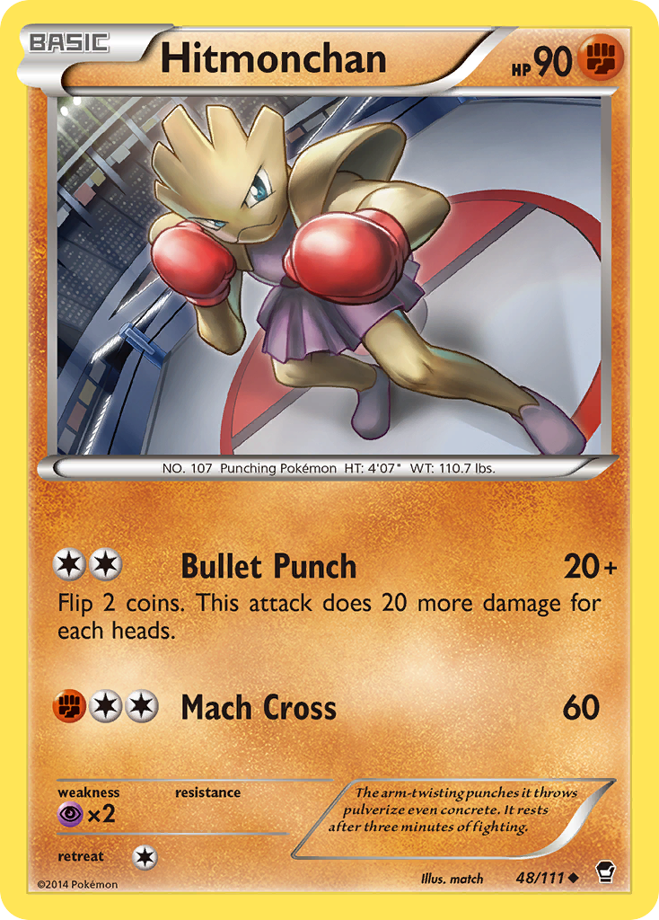 Hitmonchan (48/111) [XY: Furious Fists] | Good Games North