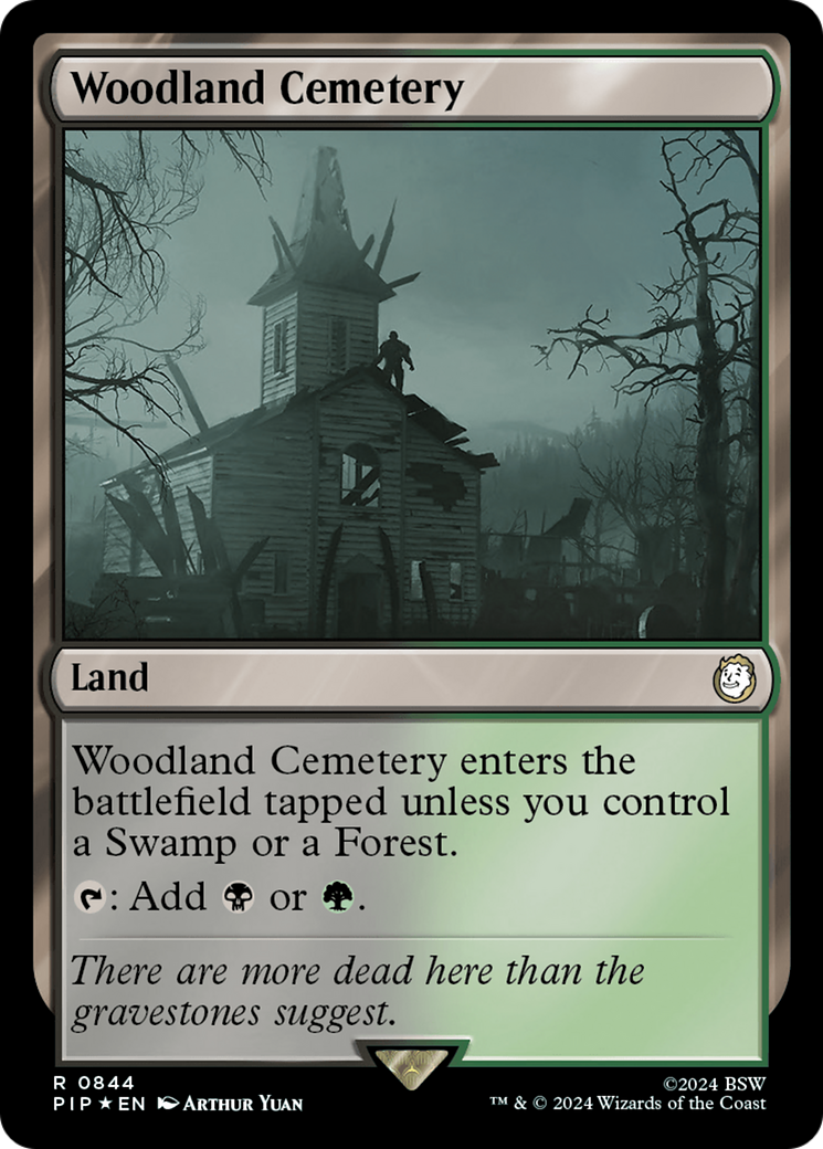 Woodland Cemetery (Surge Foil) [Fallout] | Good Games North
