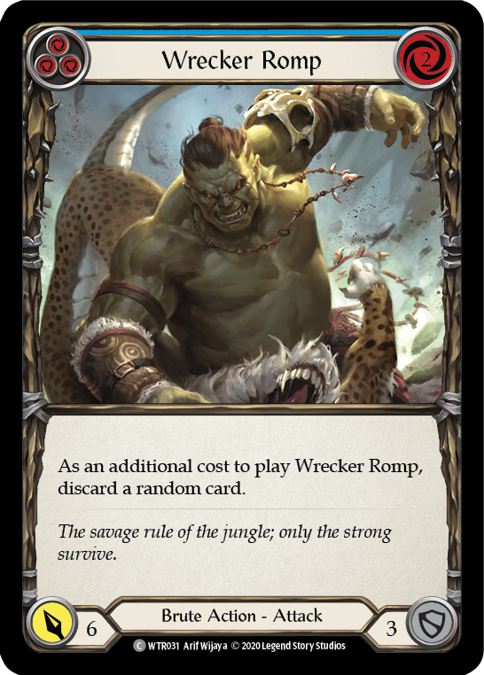 Wrecker Romp (Blue) [U-WTR031] (Welcome to Rathe Unlimited)  Unlimited Normal | Good Games North