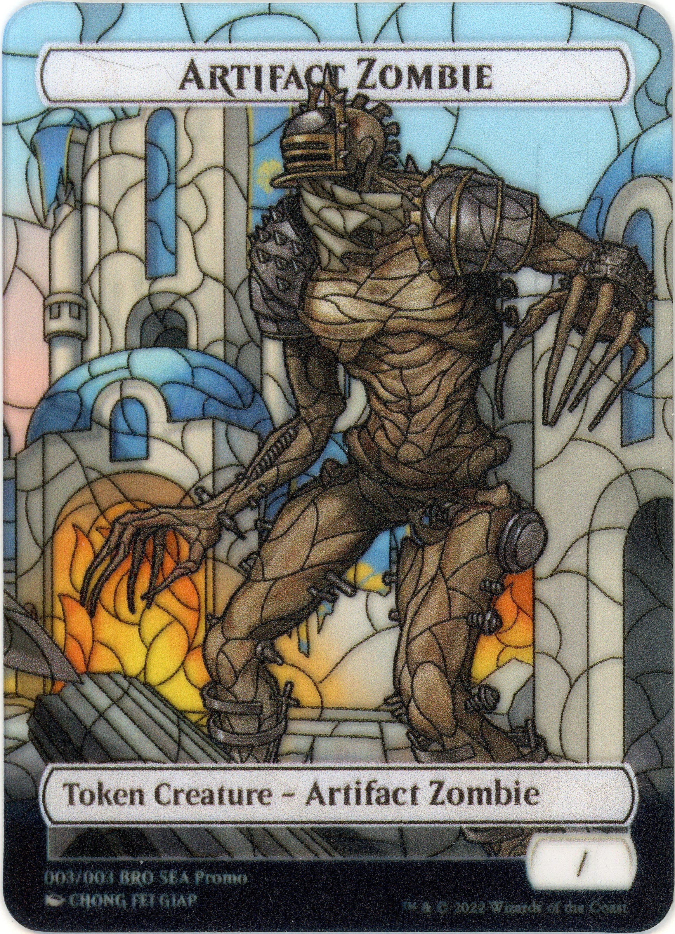 Artifact Zombie Token (SEA Exclusive) [The Brothers' War Tokens] | Good Games North