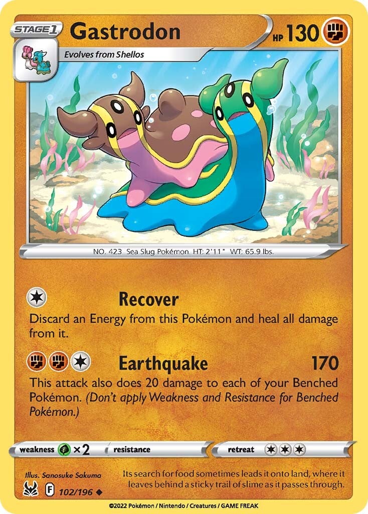 Gastrodon (102/196) [Sword & Shield: Lost Origin] | Good Games North