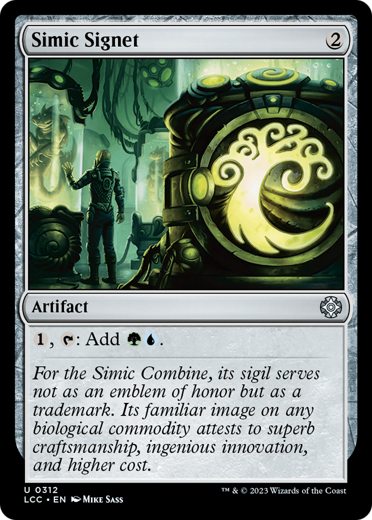 Simic Signet [The Lost Caverns of Ixalan Commander] | Good Games North