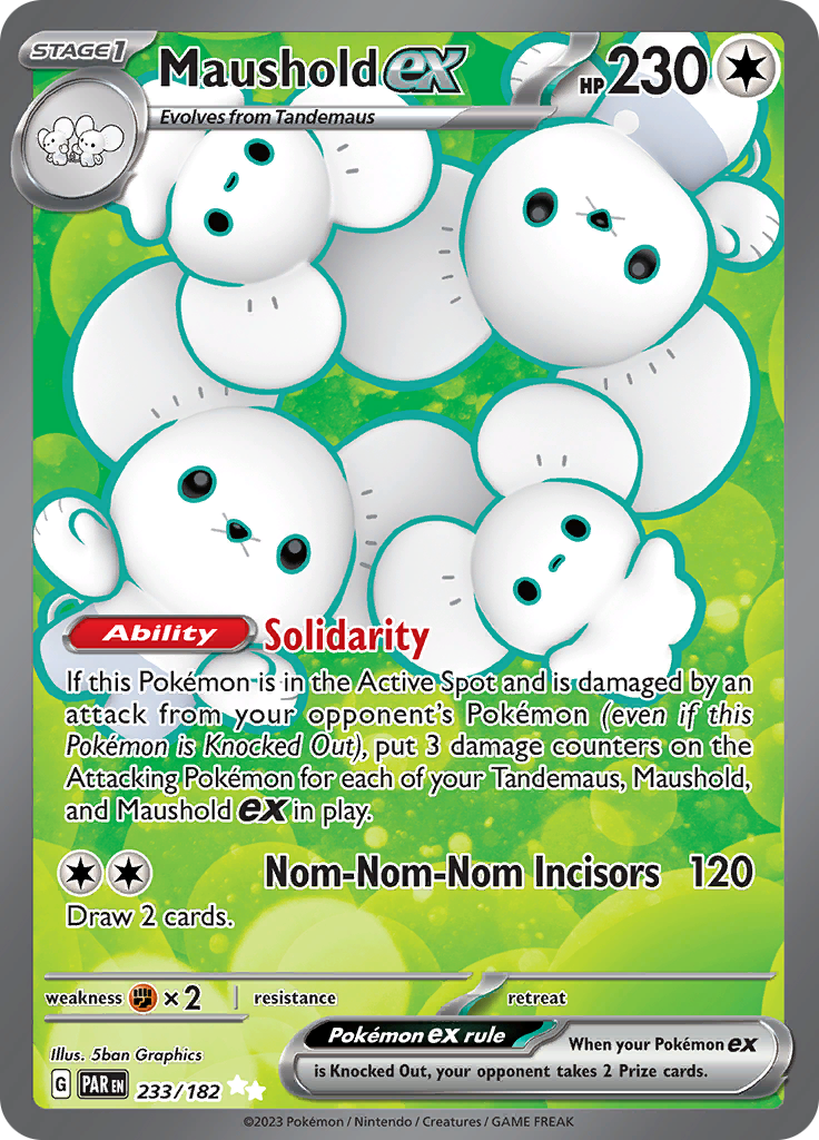 Maushold ex (233/182) [Scarlet & Violet: Paradox Rift] | Good Games North