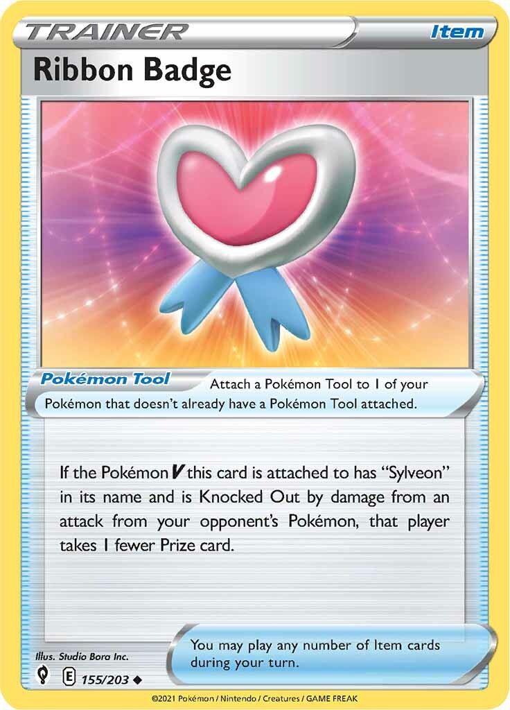 Ribbon Badge (155/203) [Sword & Shield: Evolving Skies] | Good Games North