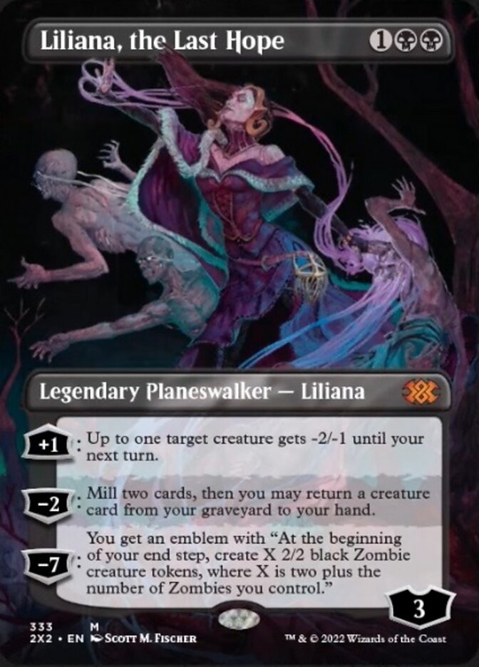 Liliana, the Last Hope (Borderless) [Double Masters 2022] | Good Games North