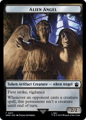 Alien Angel // Cyberman Double-Sided Token [Doctor Who Tokens] | Good Games North