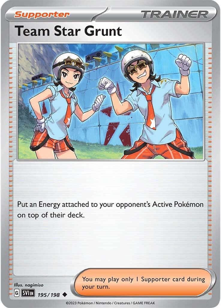 Team Star Grunt (195/198) [Scarlet & Violet: Base Set] | Good Games North