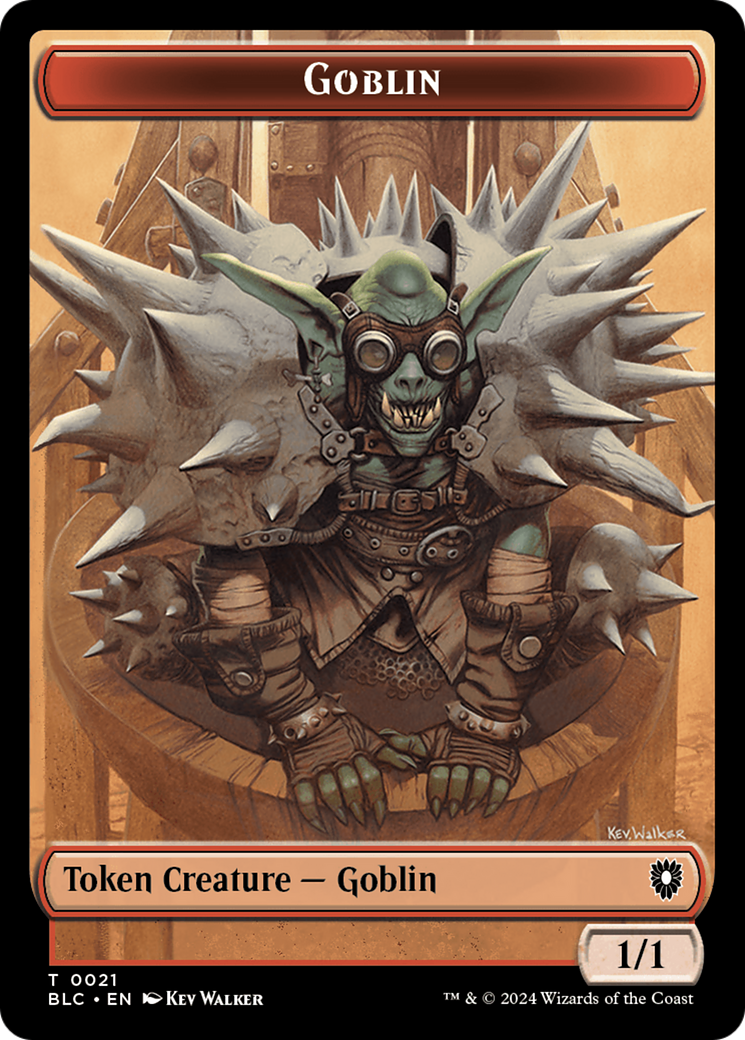 Illusion // Goblin Double-Sided Token [Bloomburrow Commander Tokens] | Good Games North