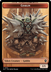 Illusion // Goblin Double-Sided Token [Bloomburrow Commander Tokens] | Good Games North