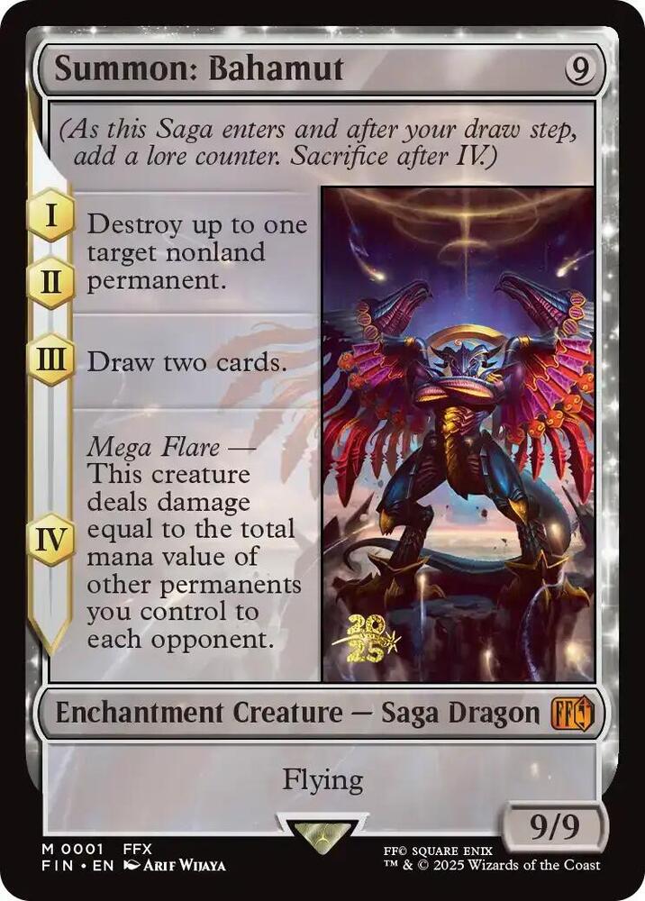 Summon Bahamut (Prerelease Cards)  - Foil | Good Games North