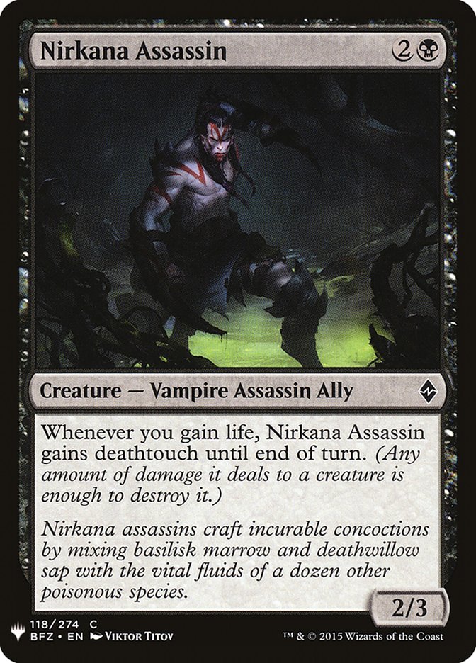 Nirkana Assassin [Mystery Booster] | Good Games North
