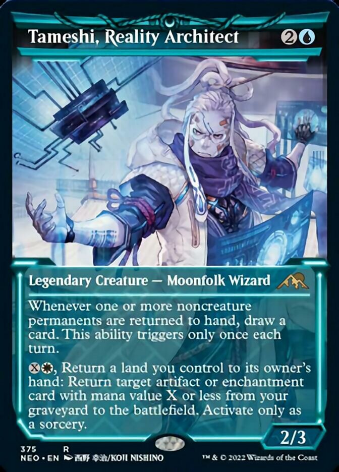 Tameshi, Reality Architect (Showcase Soft Glow) [Kamigawa: Neon Dynasty] | Good Games North