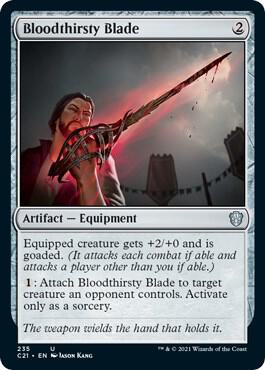 Bloodthirsty Blade (Commander 2021)  | Good Games North