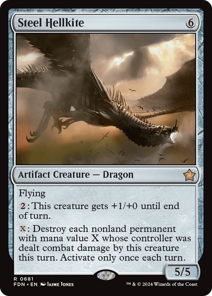 Steel Hellkite [Foundations] | Good Games North