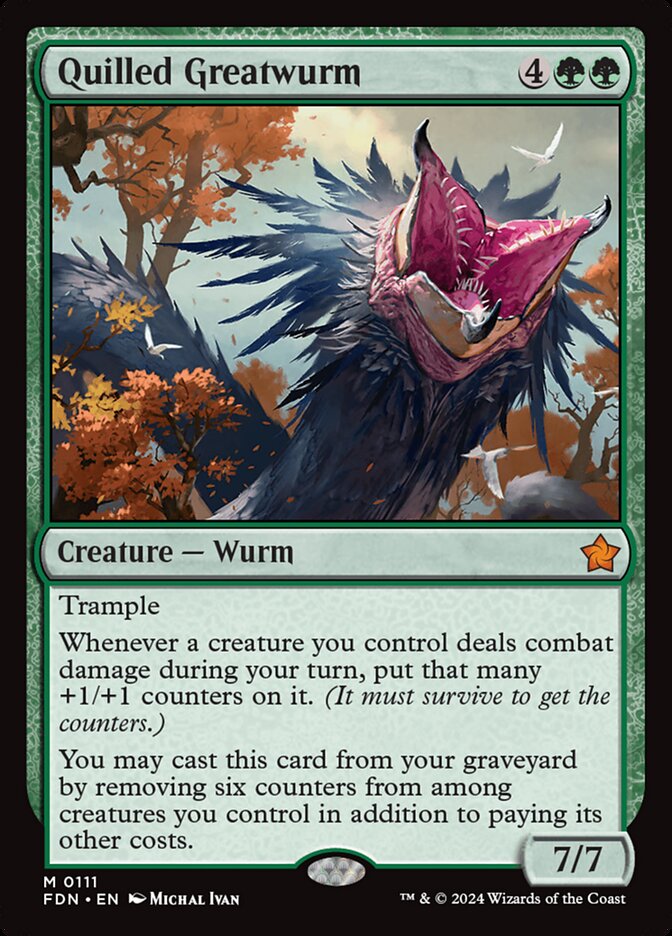 Quilled Greatwurm (Foundations)  | Good Games North