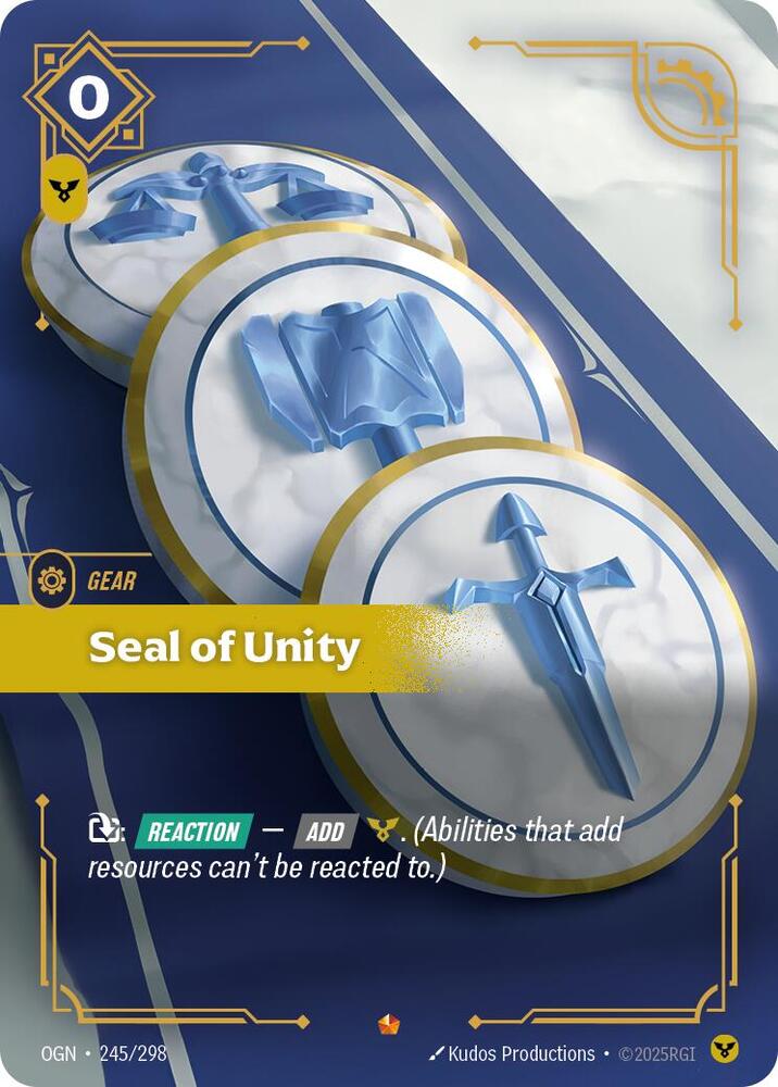 Seal of Unity (Origins)  - Foil | Good Games North