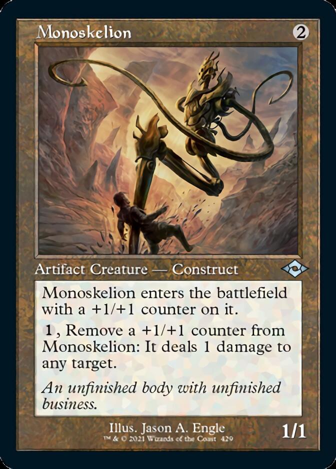 Monoskelion (Retro Foil Etched) [Modern Horizons 2] | Good Games North