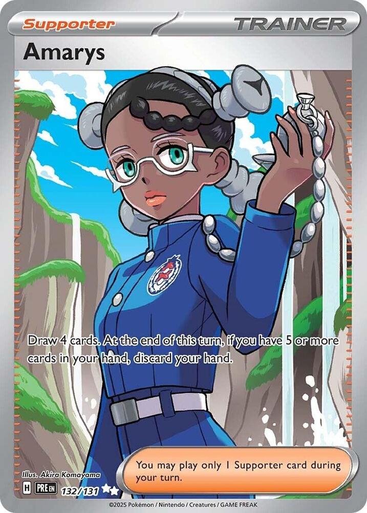 Amarys (132/131) [Scarlet & Violet: Prismatic Evolutions] | Good Games North