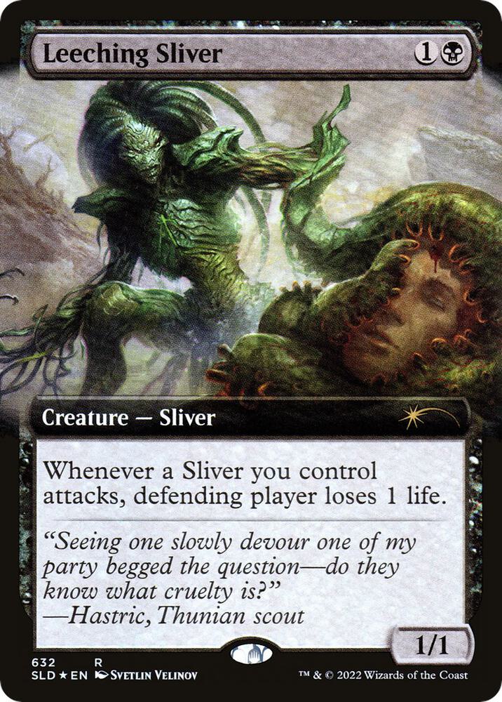 Leeching Sliver Extended Art (Secret Lair Drop Series)  - Foil | Good Games North
