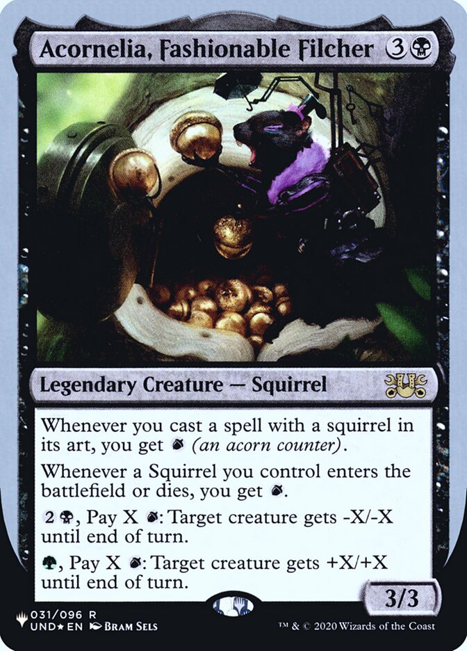 Acornelia, Fashionable Filcher (Unfinity Foil Edition) [The List] | Good Games North