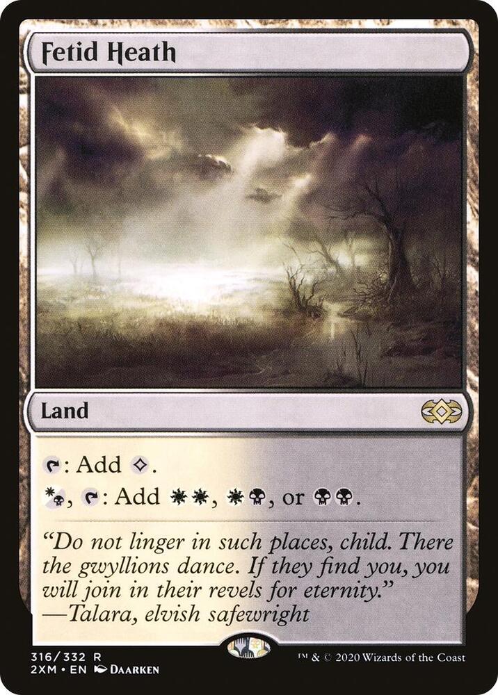 Fetid Heath (Double Masters)  - Foil | Good Games North