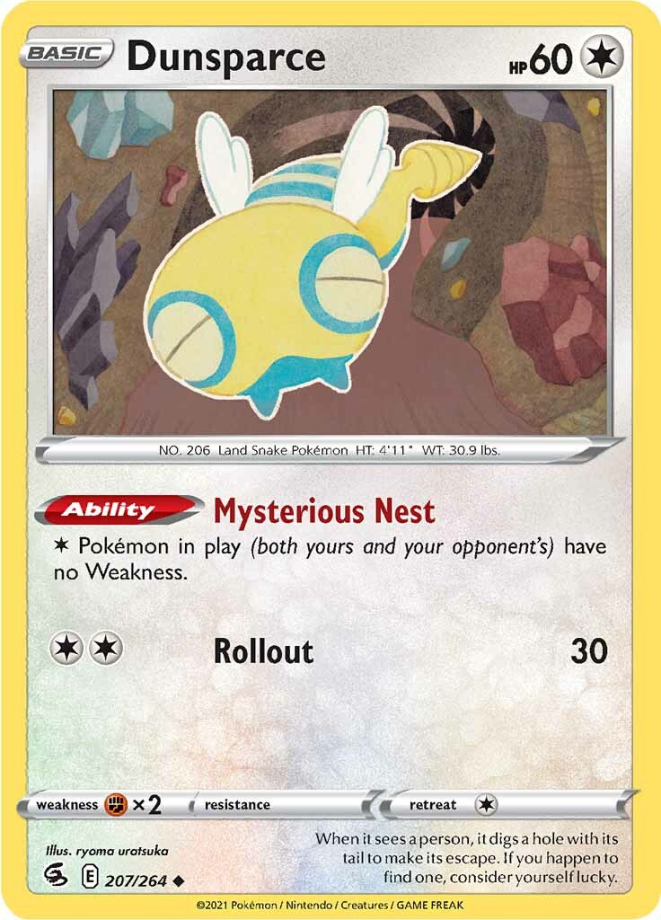 Dunsparce (207/264) [Sword & Shield: Fusion Strike] | Good Games North