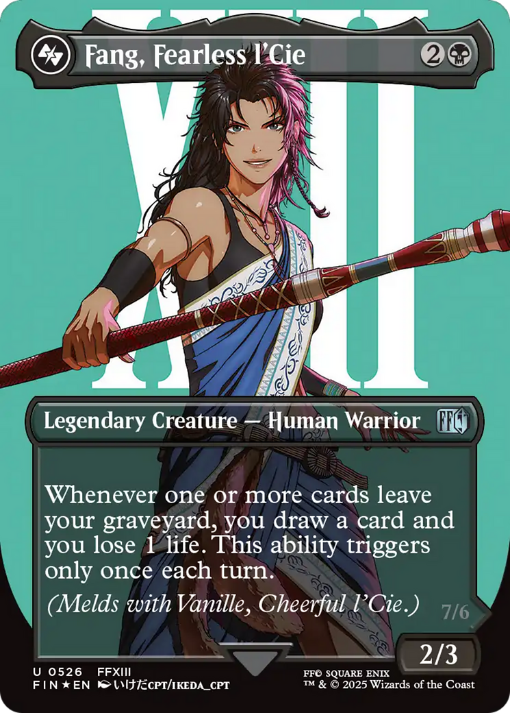Fang, Fearless l'Cie (Borderless) (Surge Foil) [FINAL FANTASY] | Good Games North