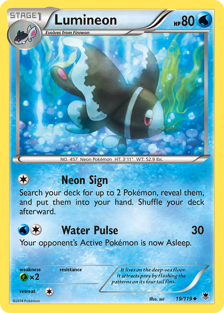 Lumineon (19/119) [XY: Phantom Forces] | Good Games North