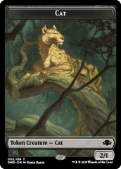 Zombie // Cat (003) Double-Sided Token [Dominaria Remastered Tokens] | Good Games North