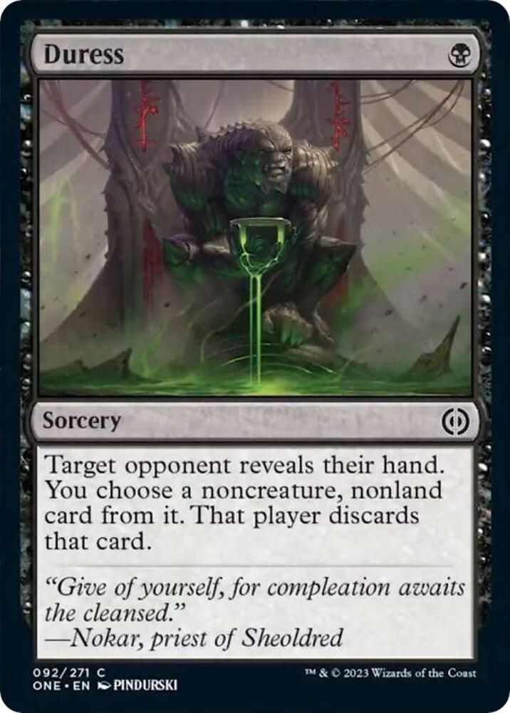 Duress 92/271 (Phyrexia: All Will Be One)  | Good Games North