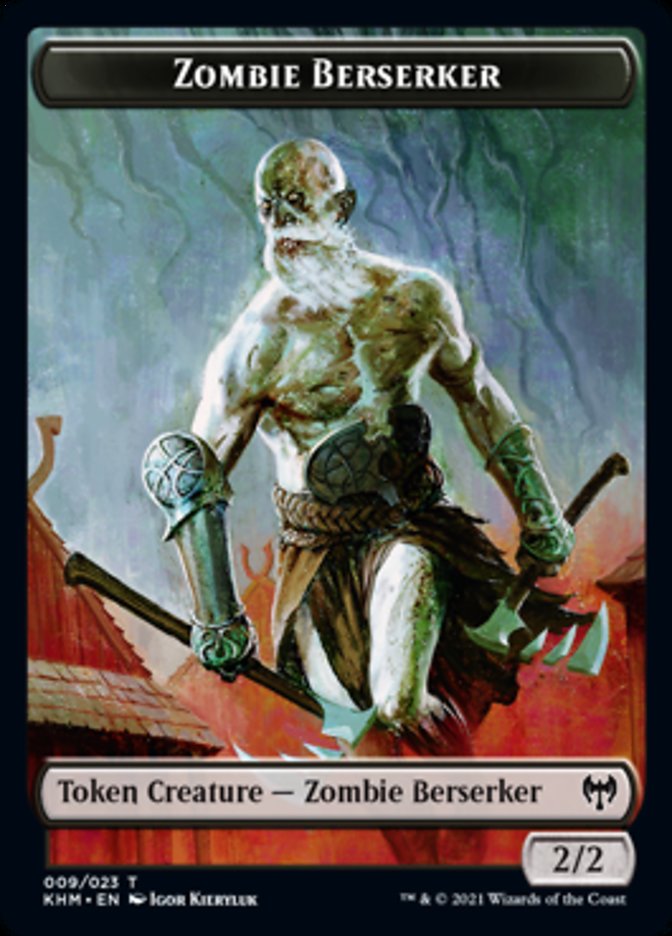 Zombie Berserker Token [Kaldheim Tokens] | Good Games North