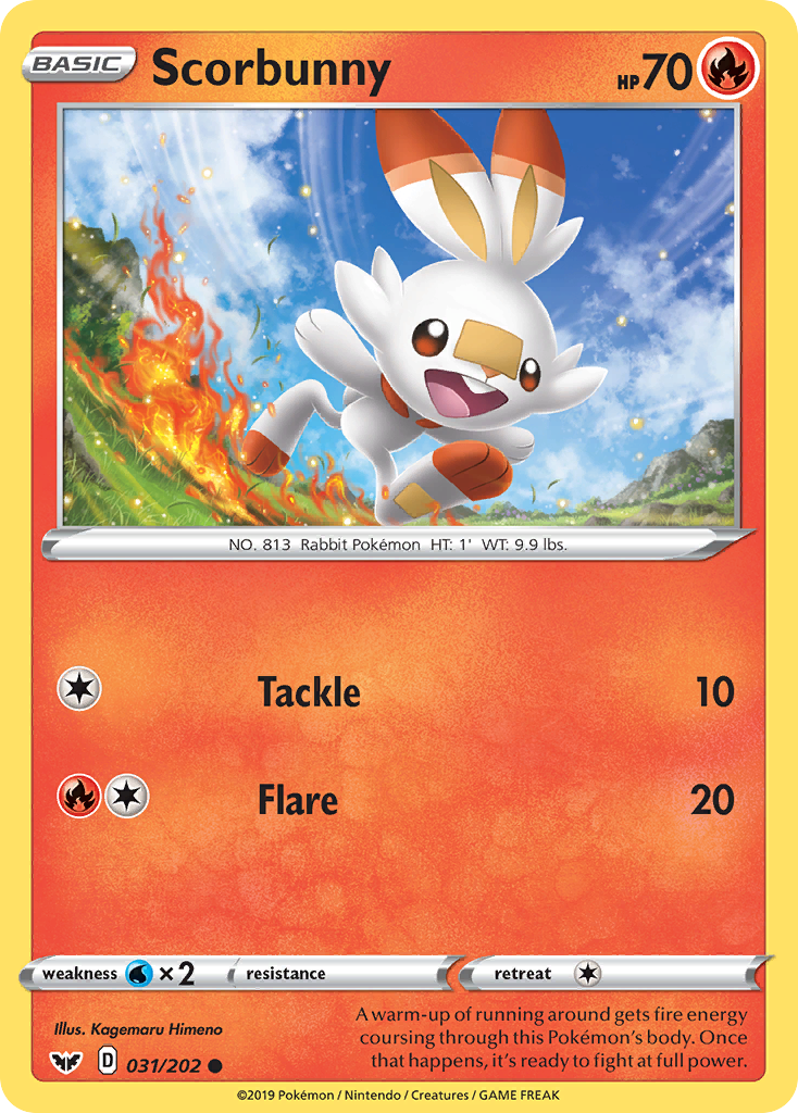 Scorbunny (031/202) [Sword & Shield: Base Set] | Good Games North