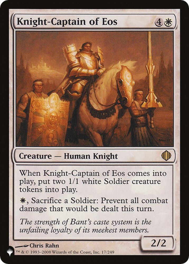 Knight Captain of Eos (The List Reprints)  | Good Games North