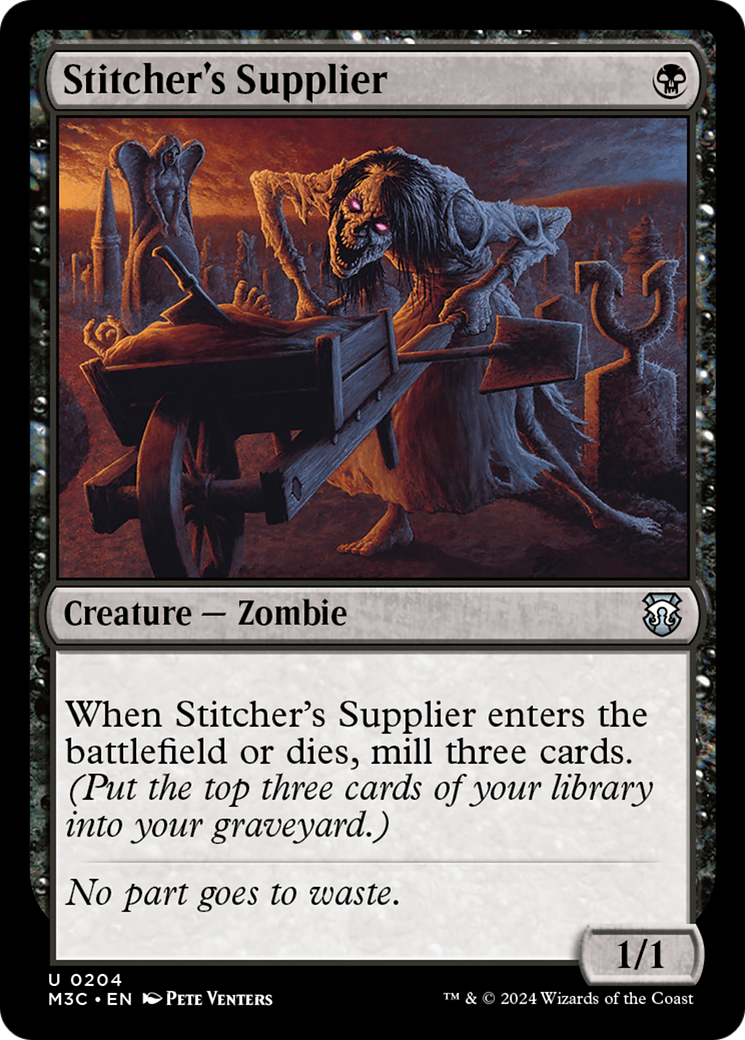 Stitcher's Supplier (Ripple Foil) [Modern Horizons 3 Commander] | Good Games North