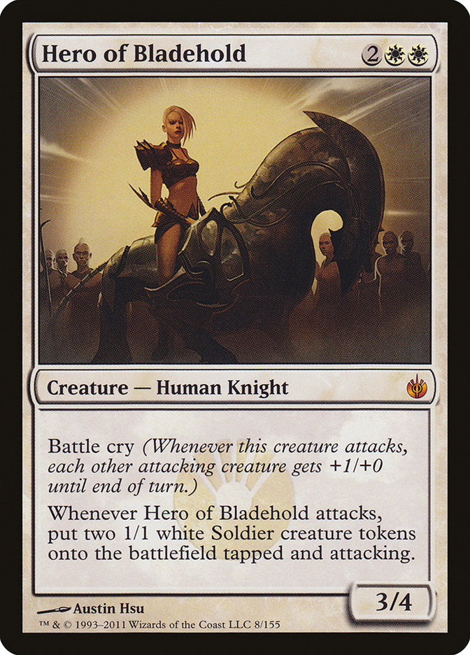 Hero of Bladehold (Oversized) [Oversize Cards] | Good Games North