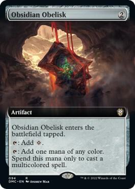 Obsidian Obelisk Extended Art 94 (Commander: Dominaria United)  | Good Games North