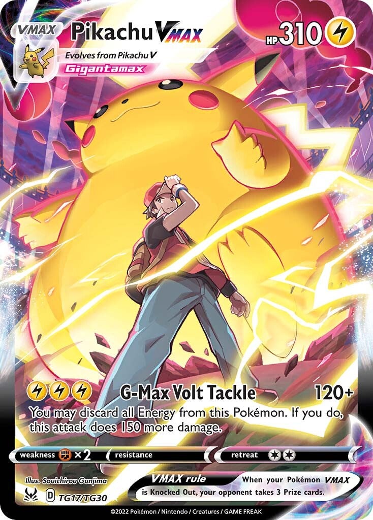Pikachu VMAX (TG17/TG30) [Sword & Shield: Lost Origin] | Good Games North