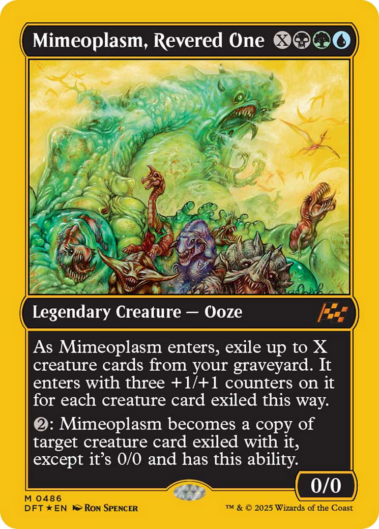 Mimeoplasm, Revered One (First-Place Foil) [Aetherdrift] | Good Games North