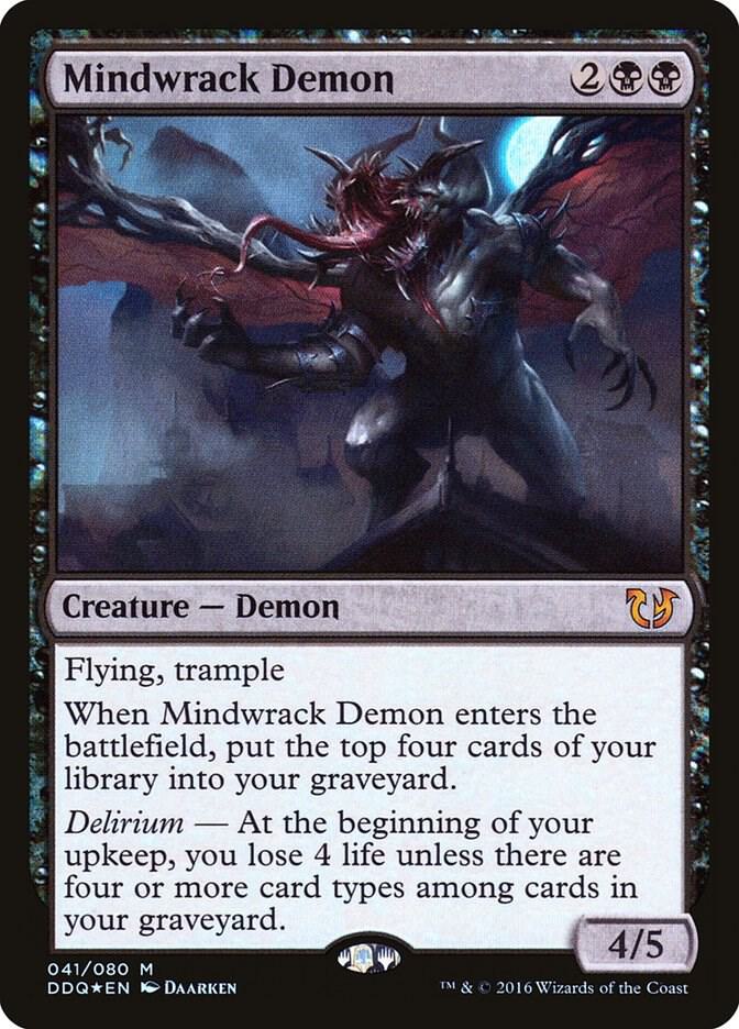 Mindwrack Demon 41/80 (Duel Decks: Blessed vs. Cursed)  - Foil | Good Games North