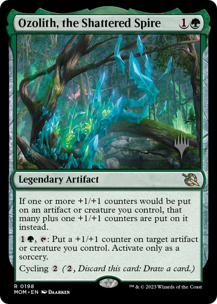 Ozolith the Shattered Spire (Promo Pack: March of the Machine)  - Foil | Good Games North