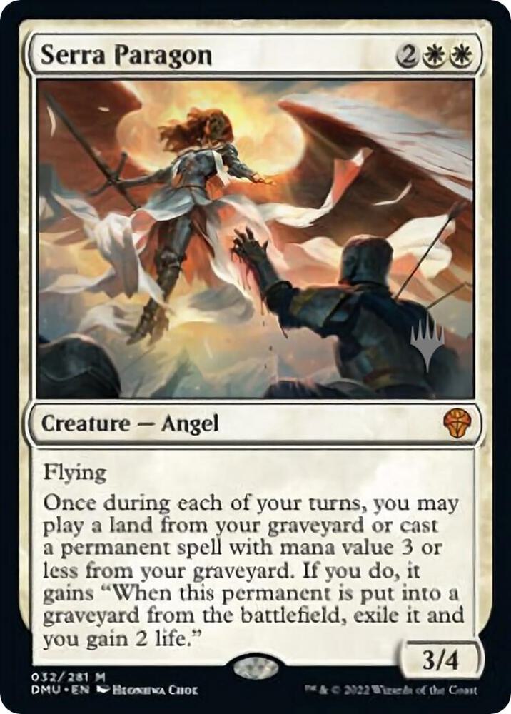 Serra Paragon 32 (Promo Pack: Dominaria United)  - Foil | Good Games North
