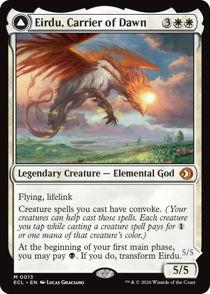Eirdu, Carrier of Dawn // Isilu, Carrier of Twilight 13 (Lorwyn Eclipsed)  | Good Games North
