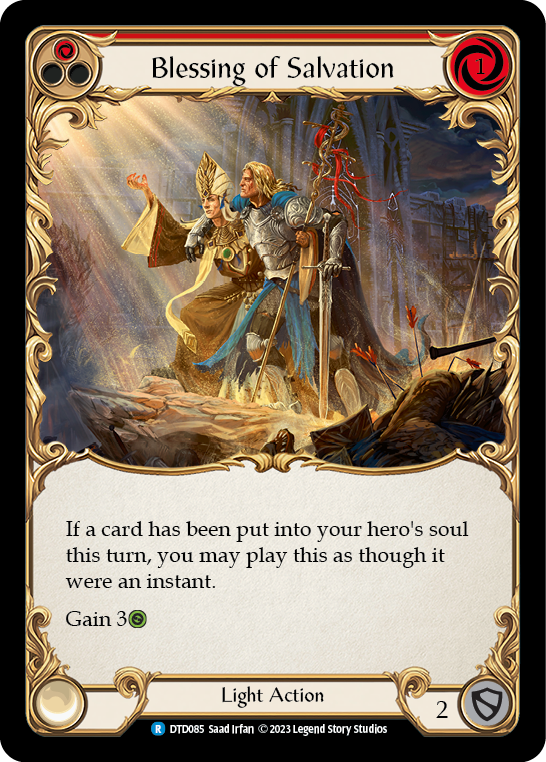 Blessing of Salvation (Red) [DTD085] (Dusk Till Dawn) | Good Games North