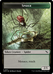 Detective // Spider Double-Sided Token [Murders at Karlov Manor Tokens] | Good Games North
